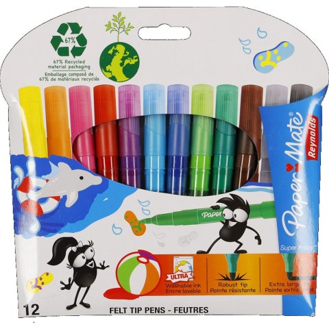 Flamaster 12 kol. Paper Mate (S0250692)