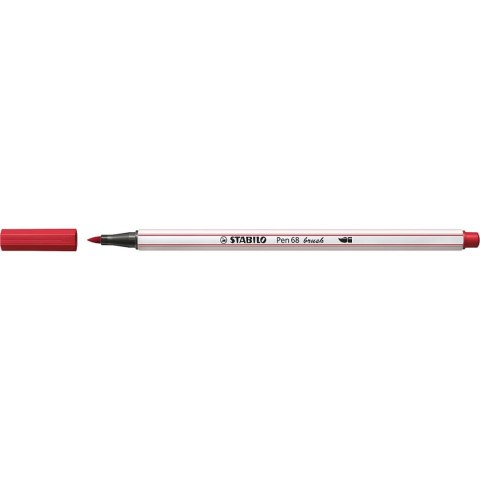 Flamaster Pen 68 brush ciemnoczerwony 1 kol. Stabilo (568/50)
