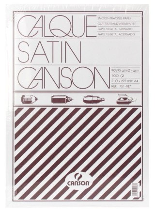 Kalka kreślarska A4 przezroczysty 90g [mm:] 210x297 Canson (200751187)