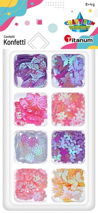 Konfetti Craft-Fun Series zestaw 6 wzorów Titanum (2324048)