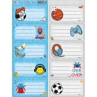 Naklejka na zeszyt Chlopiec Beniamin