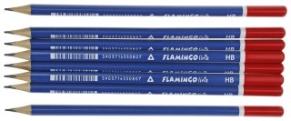 Ołówek w kartonowym pudełku HB Flamingo Line