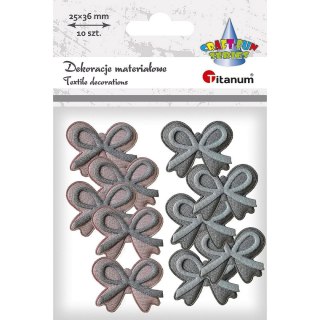 Ozdoba materiałowa Craft-Fun Series kokardy Titanum (BY366)
