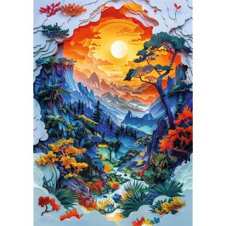 Puzzle Jubileuszowe Dolina 1000 el. Trefl (40045)