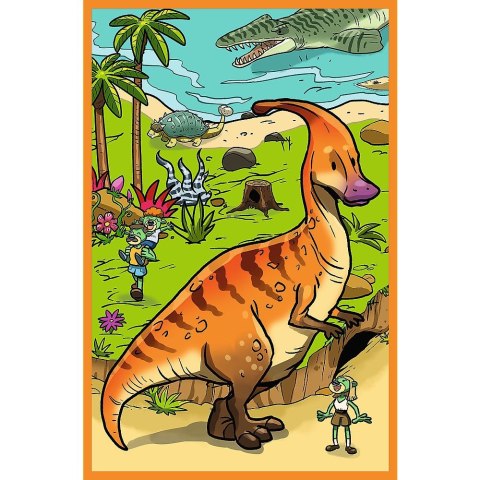 Puzzle Trefliki w świecie dinozaurów 3x80 el. Trefl (34888)
