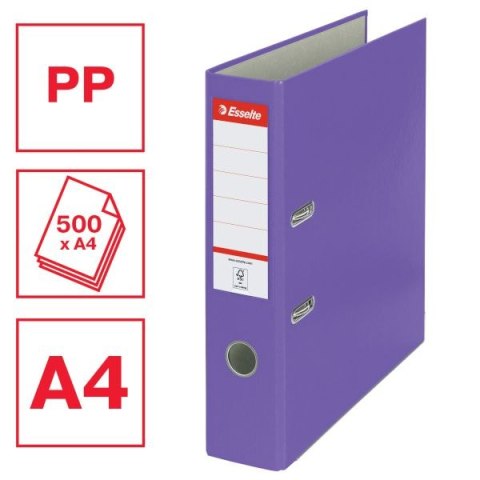 Segregator dźwigniowy Ekonomiczny A4 75mm fioletowy Esselte (11279)