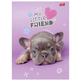 Zeszyt MY LITTLE FRIEND A4 32k. 70g krata Unipap