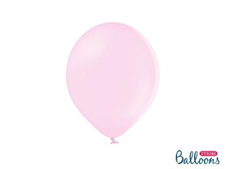 Balon gumowy Pastel Pale Pink 1op/100sztuk pastelowy 100 szt różowy pastelowy 270mm Strong Baloons (SB12P-081B)
