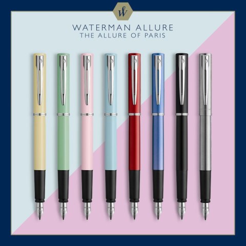 Ekskluzywne pióro wieczne ALLURE Waterman (+ 6 naboi)