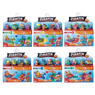 Figurka PIRATIX Shark Treasure Capitam Pack Orbico Sp. Z O.o. (PPX2B616IN00)
