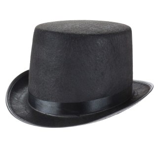 Kapelusz cylinder czarny filcowy Godan (CCNFI-YH)