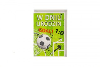 Kartka składana Urodziny dziecięce B6 Pol-mak (B6B)