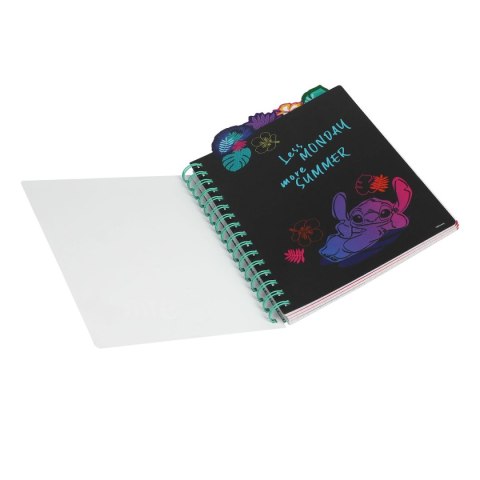 Kołobrulion Stitch z głowkami A5 100k. krata Patio (91750PTR)