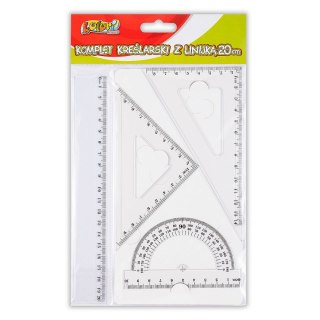 Komplet geometryczny KOLORI 4 el. Penmate Kolori (TT6663)