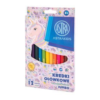 Kredki ołówkowe Astra KIDS 12 kol. Astra (9609109000)