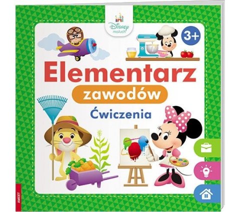 Książka dla dzieci Disney Maluch. Elementarz zawodów. Ćwiczenia Ameet (HOP 9206)