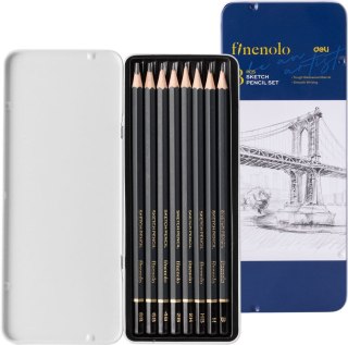 Ołówek FINENOLO KPL 8 SZT (różne) Deli (EC26)