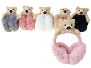 Opaska nauszniki pluszowe z misiem Adar (329416)