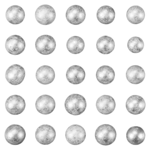 Ozdoba styropianowa Craft-Fun Series Srebrne kulki styropianowe Titanum