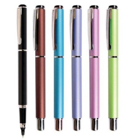 Pióro kulkowe na naboje wkład niebieskie Cresco (880025)