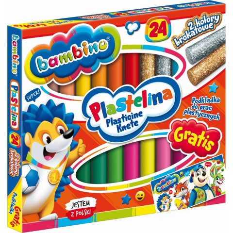 Plastelina 24 kol. standard mix St.Majewski