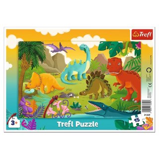 Puzzle Dinozaury 15 el. Trefl (31359)
