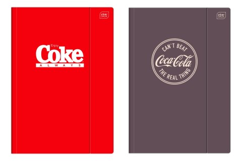 Teczka kartonowa na gumkę COCA COLA HYBRID A4 mix Interdruk