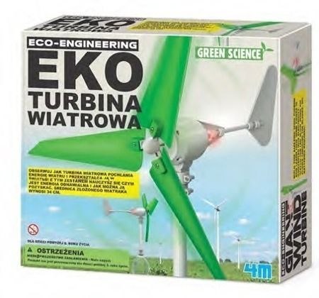 Zestaw kreatywny EKO TURBINA WIATROWA 4m (3378)