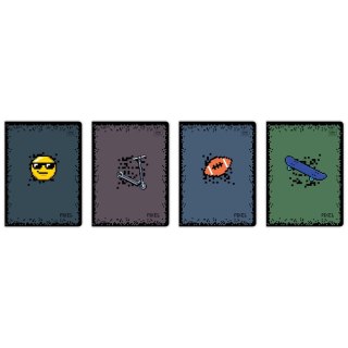 Zeszyt PIXEL A5 16k. 70g krata Interdruk (ZE16KFK)