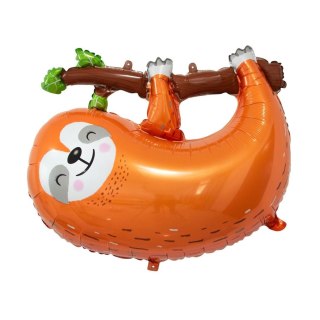 Balon foliowy leniwiec - brązowy 79 cm Godan (BF-HLNB)