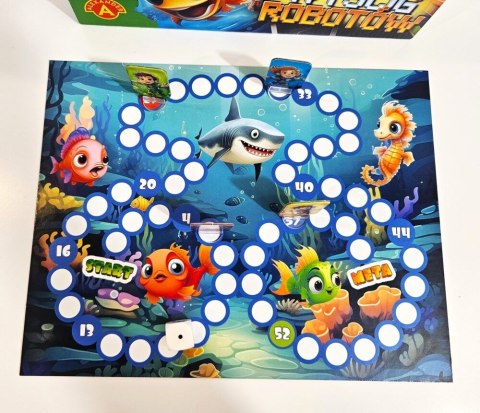 Gra planszowa gra planszowa Szybka Rybka / Wyścig Robotów Alexander