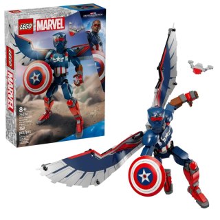 Klocki konstrukcyjne Marvel Super Heroes Figurka nowego Kapitana Ameryki Lego (76296)