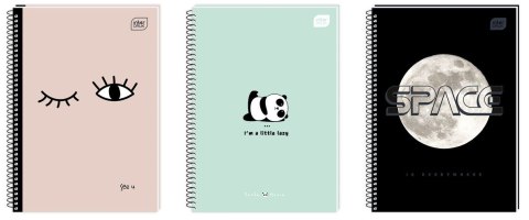 Kołozeszyt (kołonotatnik) A5 50k. krata Interdruk (KOŁOZA550M)