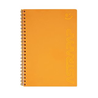 Kołozeszyt (kołonotatnik) fluo A5 80k. 80g krata Astrapap (104021045)