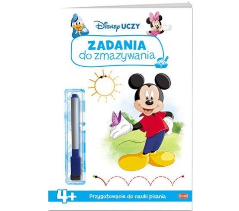 Książeczka edukacyjna Disney Uczy. Zadania do Zmazywania. Miki Ameet (UPTC 9309)