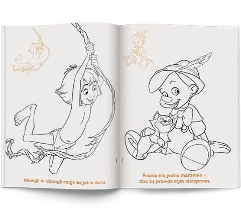 Książka dla dzieci Disney. Kolorowanka z Naklejkami Ameet (na 9140)