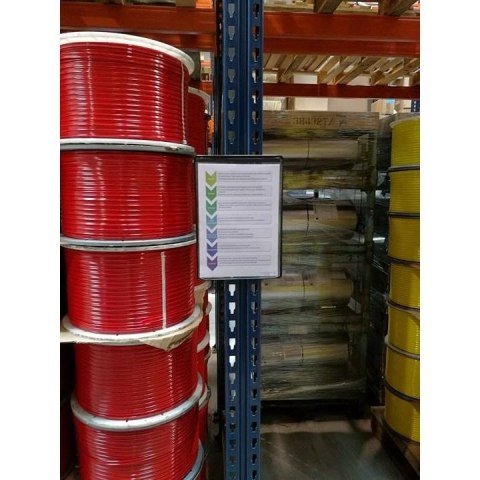 Magnetyczny panel prezentacyjny A4 Tarifold 5 szt. kolor czarny