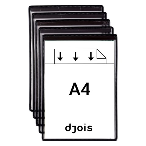 Magnetyczny panel prezentacyjny A4 Tarifold 5 szt. kolor czarny