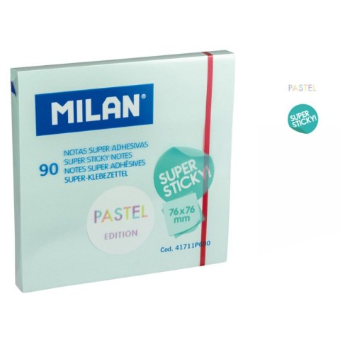 Notes samoprzylepny (karteczki) niebieski 90k [mm:] 76x76 Milan (41711P690)