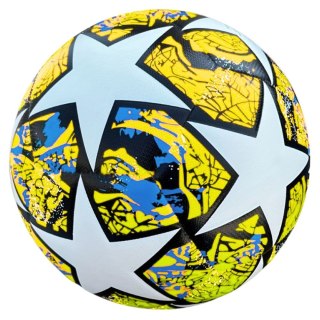 Piłka nożna gwiazdy żółta Lean (13867)