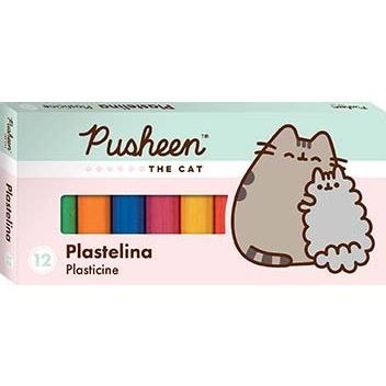 Plastelina 12 kol. Pusheen 12k 5903235657993 mix Stick'n