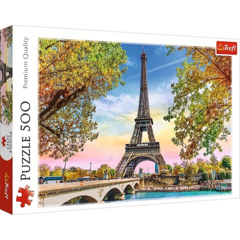 Puzzle romantyczny paryż 500 el. Trefl (37330)