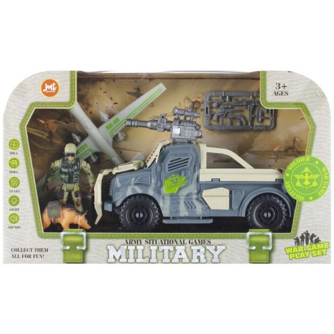 Samochód wojskowy, światło i dźwięk Mega Creative (523007)