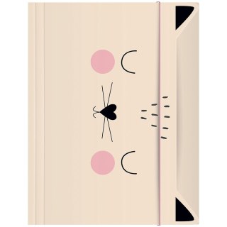 Teczka kartonowa na gumkę Girls 5902277314598 A5+ mix Bebe