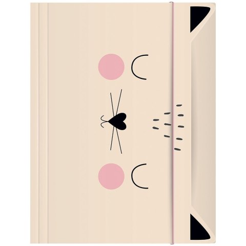 Teczka kartonowa na gumkę Girls 5902277314598 A5+ mix Bebe