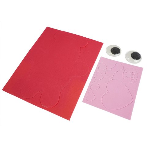 Wyklejanka miś DIY z pianki Arpex (WA3971)
