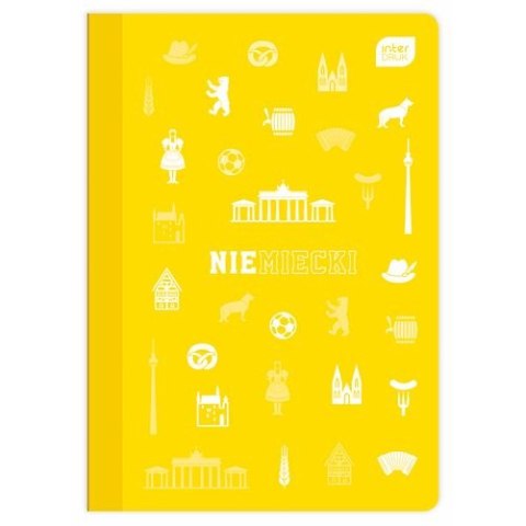 Zeszyt tematyczny Język niemiecki A5 60k. 70g krata Interdruk