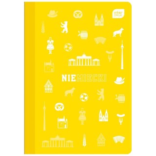 Zeszyt tematyczny Język niemiecki A5 60k. 70g krata Interdruk