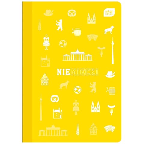 Zeszyt tematyczny Język niemiecki A5 60k. 70g krata Interdruk