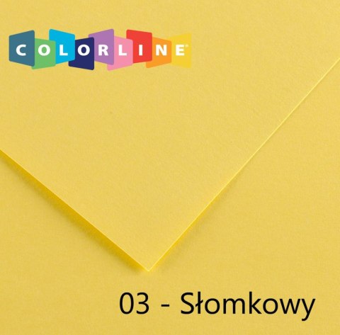 Brystol Colorline 03 słomkowy 150g 10k [mm:] 500x650 Canson (31074S052)